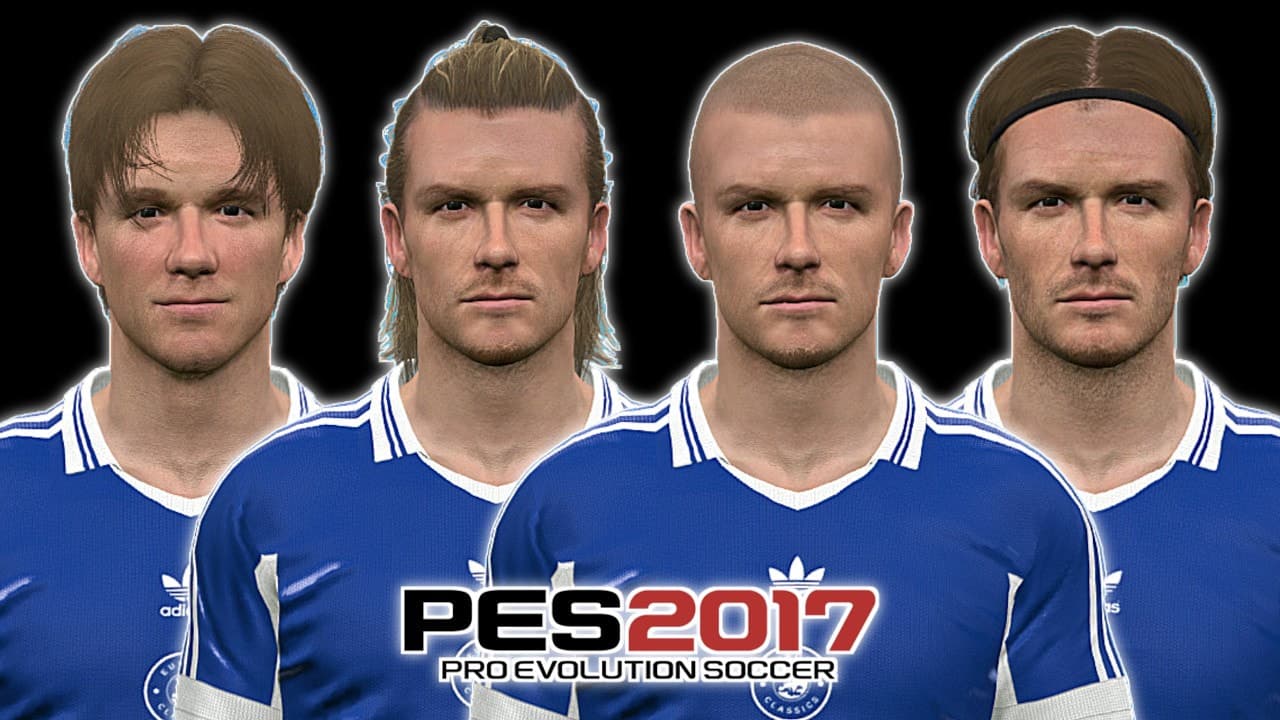 PES 2017 NEW DAVID BECKHAM 1995/2011 FACE COLLECTION, CONVERTED FROM EFOOTBALL 27
